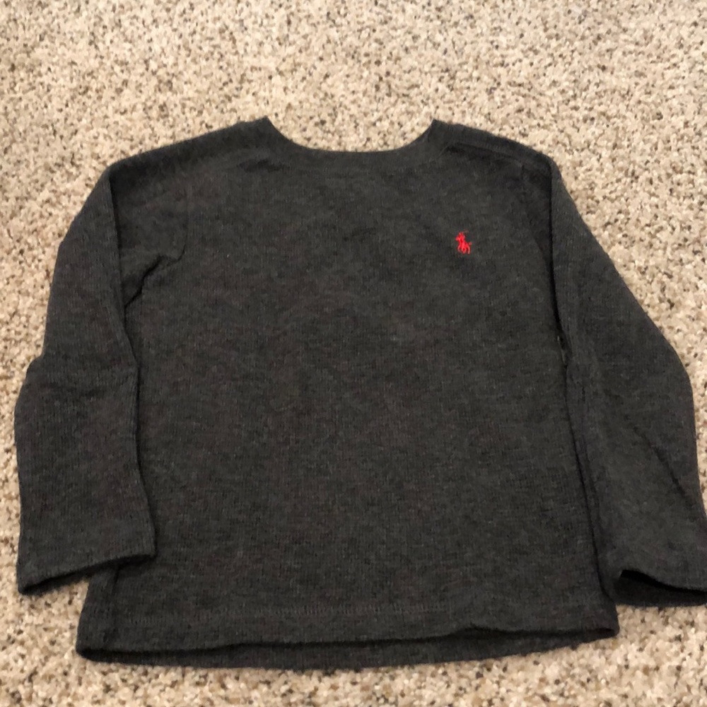 2T Ralph Lauren long sleeve waffle shirt